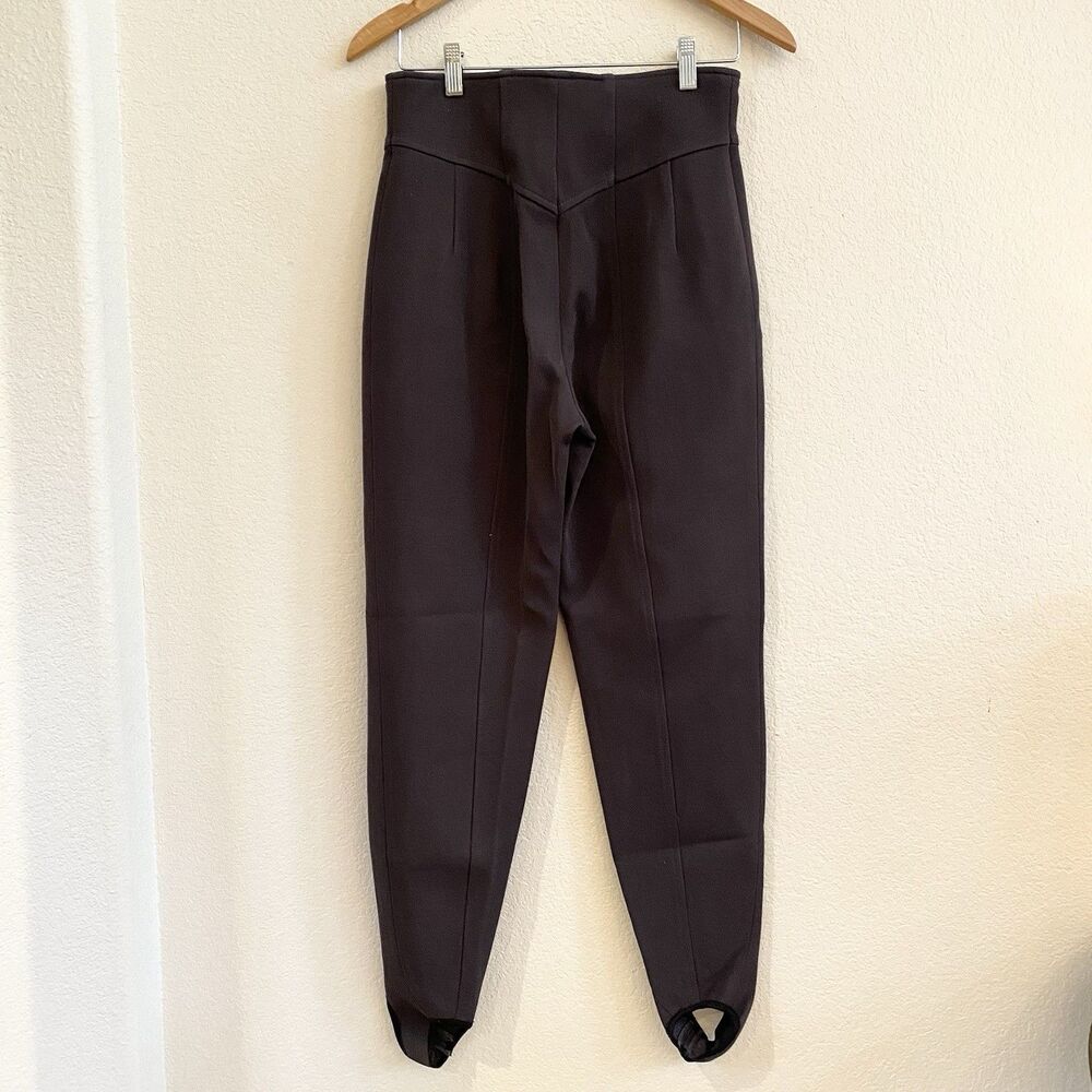 Vintage Nordica‎ Technical Women’s Stirrup Winter Pants Italy size 44/ 10 Black - Picture 7 of 13